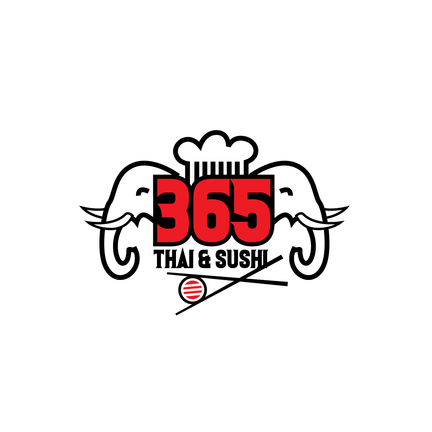 Logo Design by geni for Baitong Thai & Sushi bar | Design #27950470