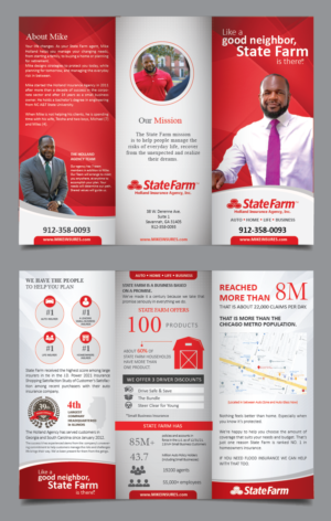 Brochure Design by alex989 for State Farm | Design: #27950850