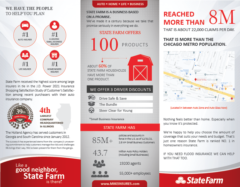 Brochure Design by alex989 for State Farm | Design #28019376