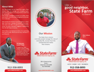 Brochure Design by alex989 for State Farm | Design: #28041830