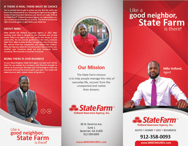 Brochure Design by alex989 for State Farm | Design #28051380