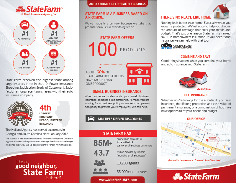 Brochure Design by alex989 for State Farm | Design #28063652