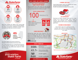 Brochure Design by alex989 for State Farm | Design: #28118562