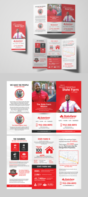 Brochure Design by Deepak_9_Malhotra for State Farm | Design: #27950199