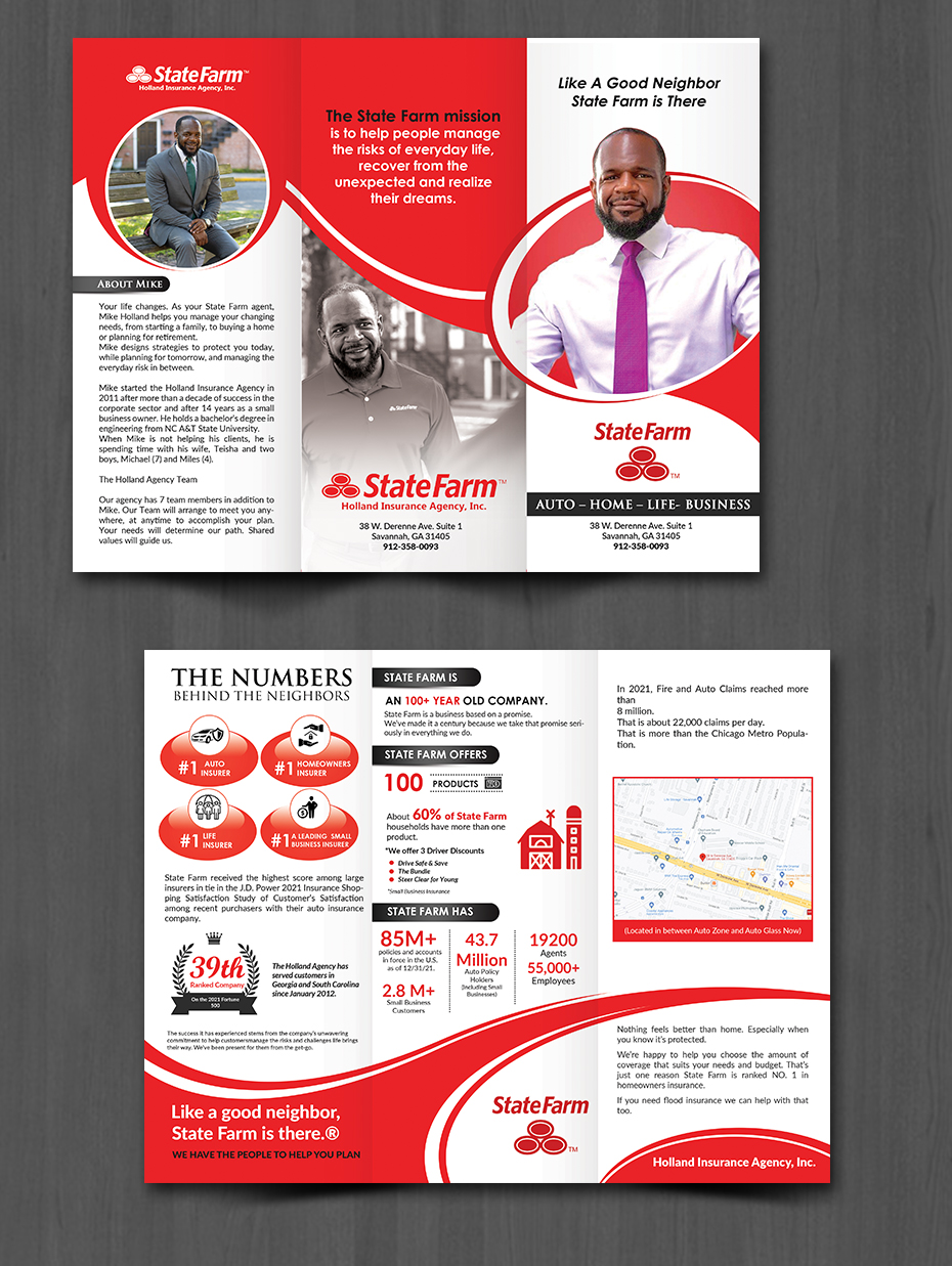 Diseño de Brochure por innovative earth para State Farm | Diseño #27950681