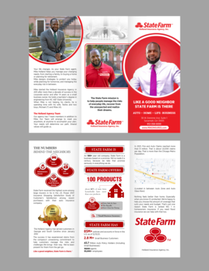 Brochure Design by GraphicsGuru for State Farm | Design: #27952750