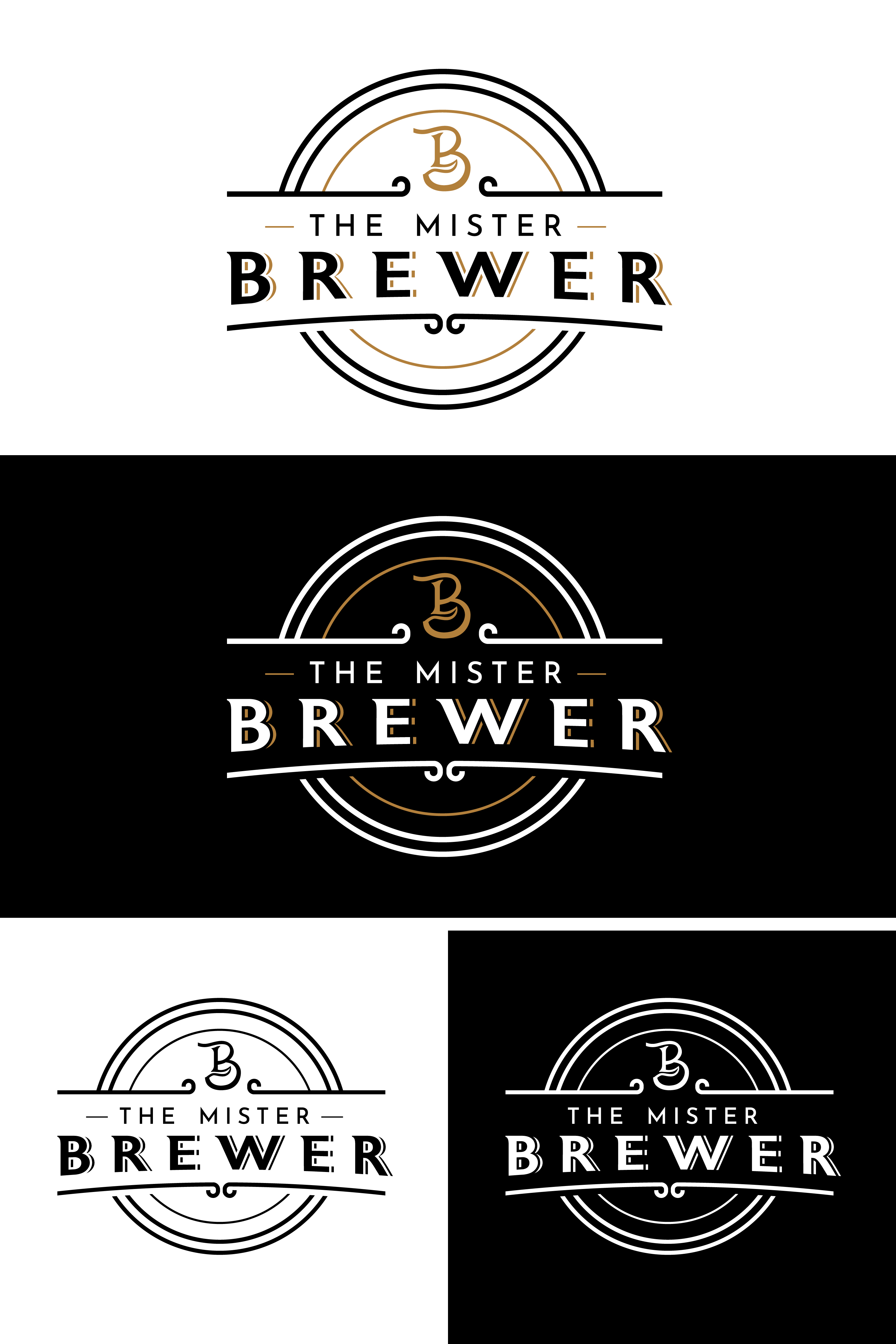 Logo Design by Idea Master Plus for The Mister Brewer | Design #27975434