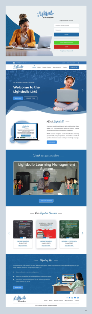 Landing Page Design by pb for Vargatex | Design: #27956787