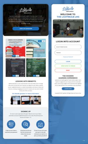 Landing Page Design by pb for Vargatex | Design: #27956789