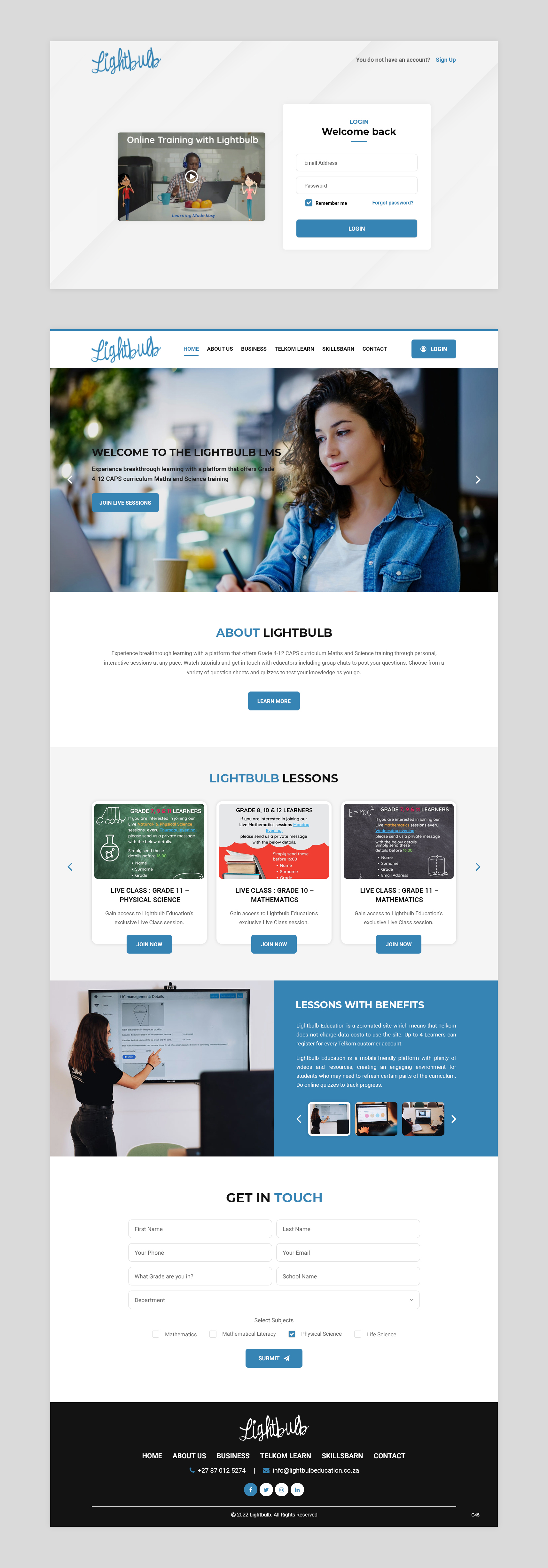 Landing Page-Design von pb für Vargatex | Design #27971459