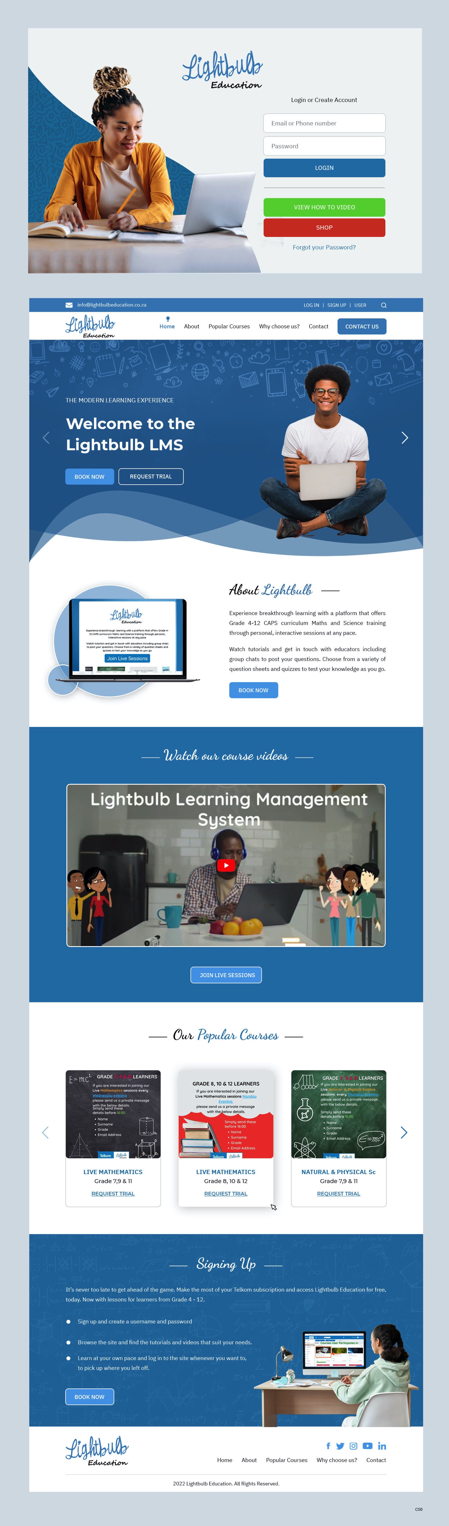 Landing Page Design by pb for Vargatex | Design #27984105