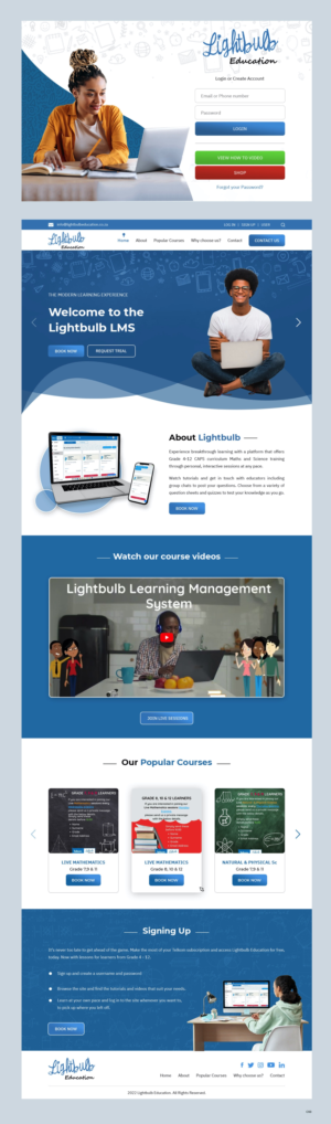 Landing Page Design by pb for Vargatex | Design: #28033010