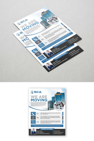 Flyer-Design von Design Motion für SCA Commercial Real Estate | Design #27954769
