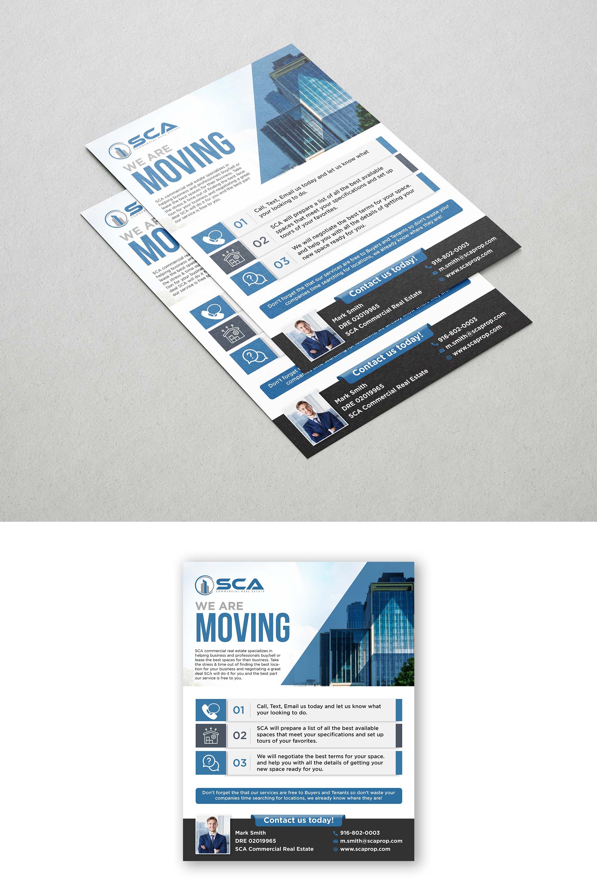 Flyer Design by Design Motion for SCA Commercial Real Estate | Design #27954770