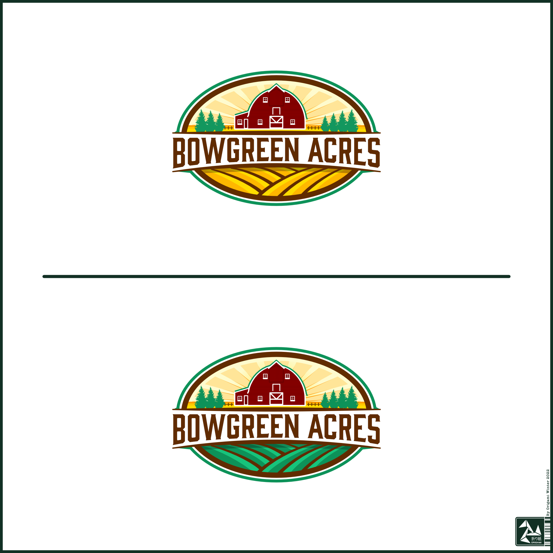 Logo Design by Origami visual for BowGreen Environmental | Design #27955046
