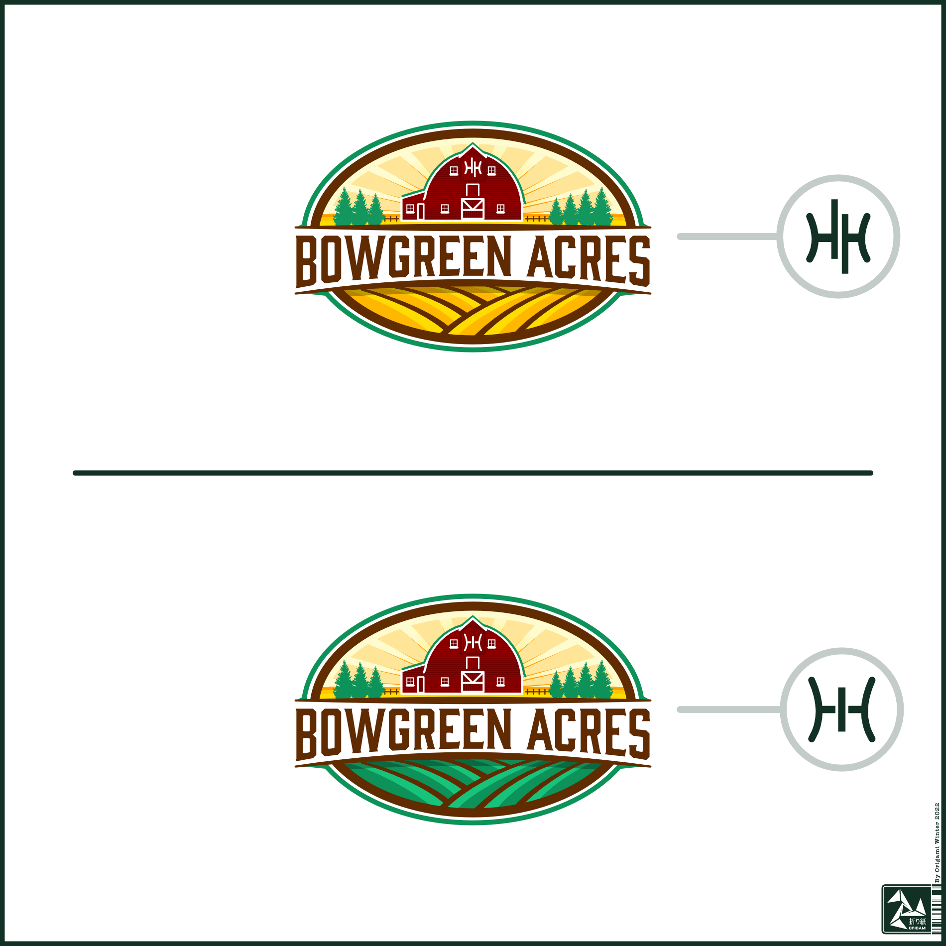 Logo Design by Origami visual for BowGreen Environmental | Design #27960706