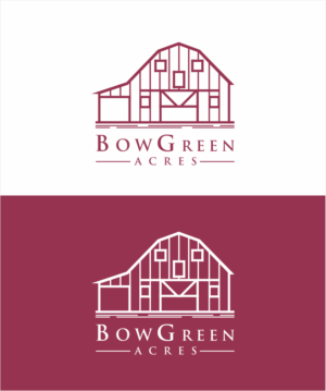 Optional: BowGreen Acres | Logo Design by Denco Studio