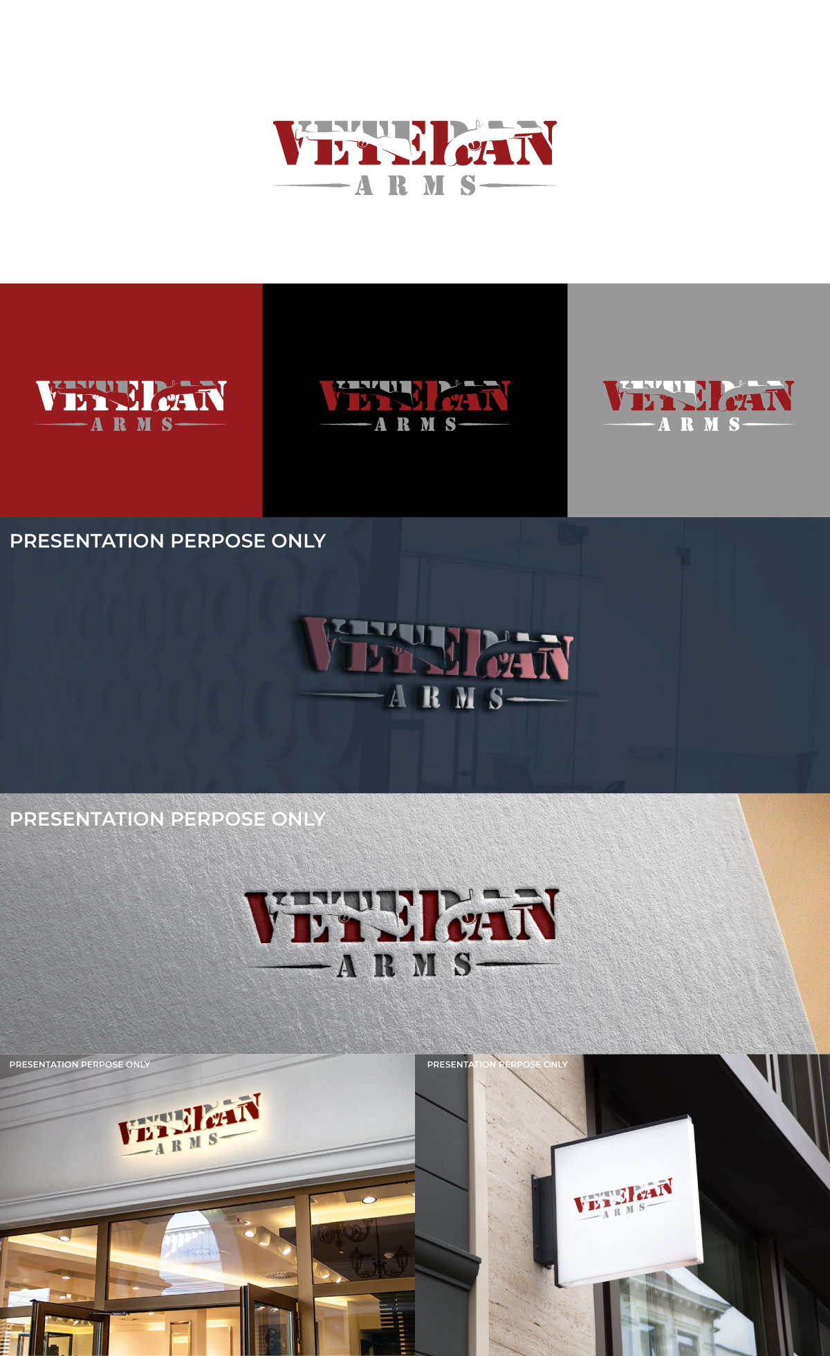Diseño de Logo por RS_Design para Veteran Arms LLC | Diseño #27955695