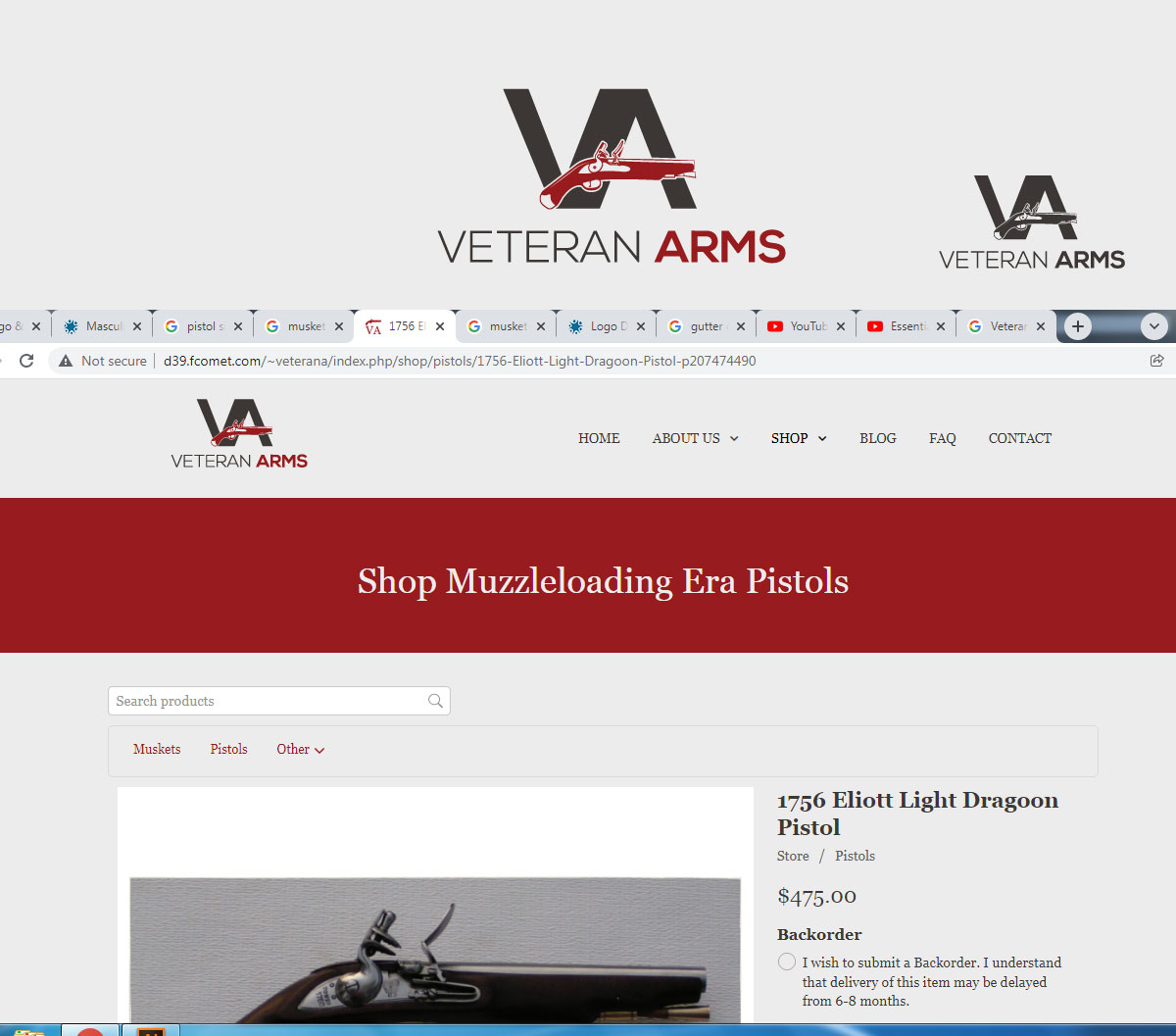 Diseño de Logo por shohidul para Veteran Arms LLC | Diseño #27953490
