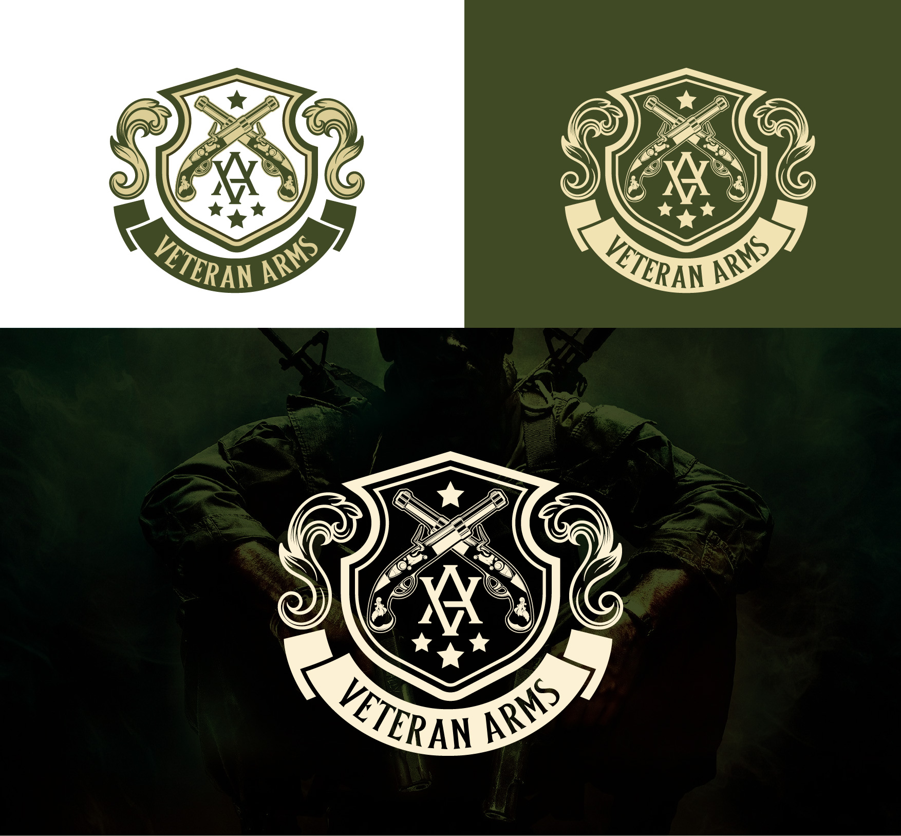 Diseño de Logo por Mario 11 para Veteran Arms LLC | Diseño #27959482