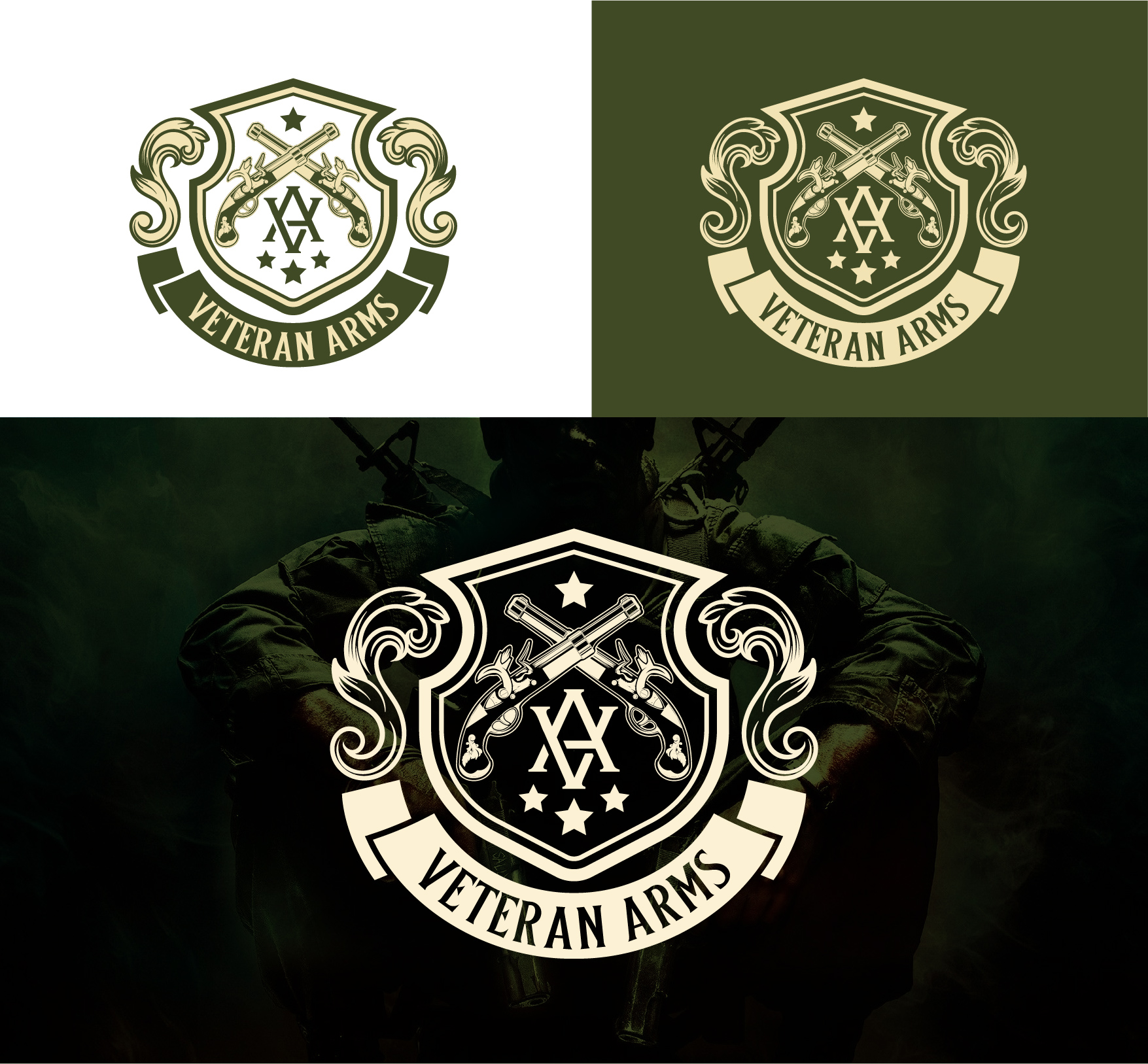 Diseño de Logo por Mario 11 para Veteran Arms LLC | Diseño #27968537