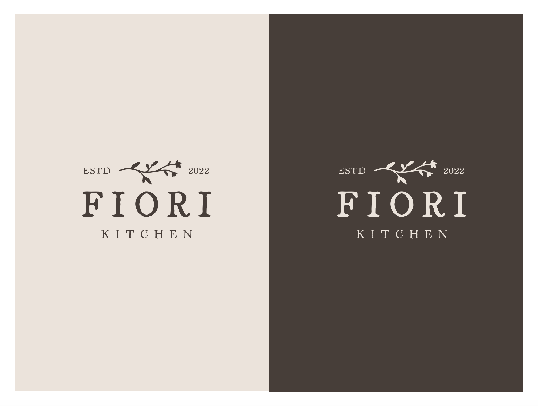 Logo Design by wonderland for Fiori Kitchen | Design #27956824