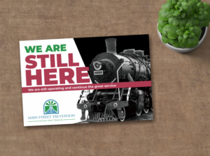 Postcard Design by nng for Main Street Tax Station | Design: #27967028