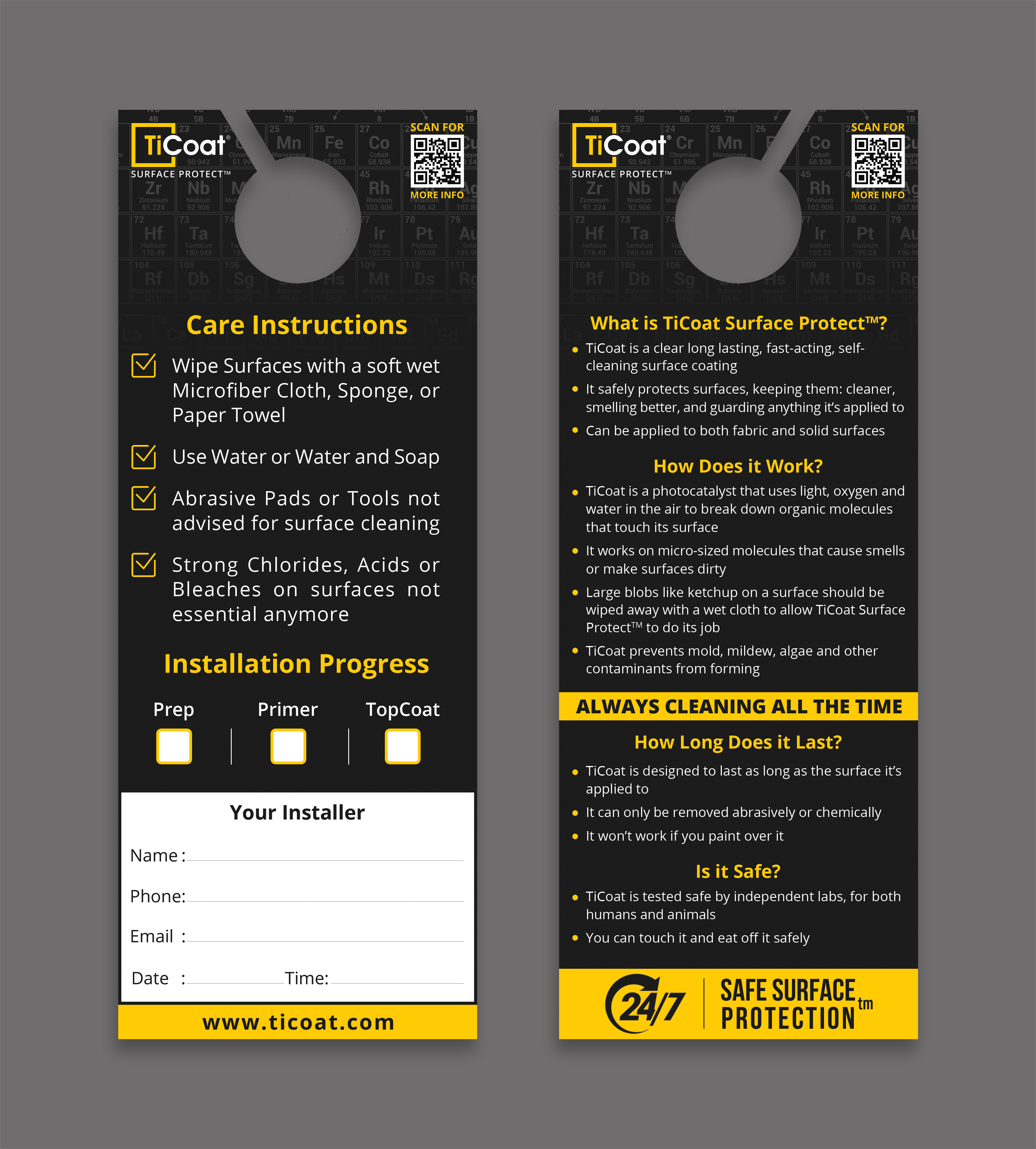 Diseño de Flyer por DesignShout para TiCoat  | Diseño #27972482