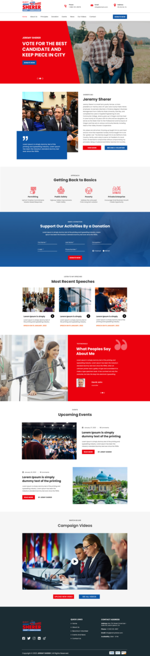 Wordpress Design by VC for this project | Design: #27970664