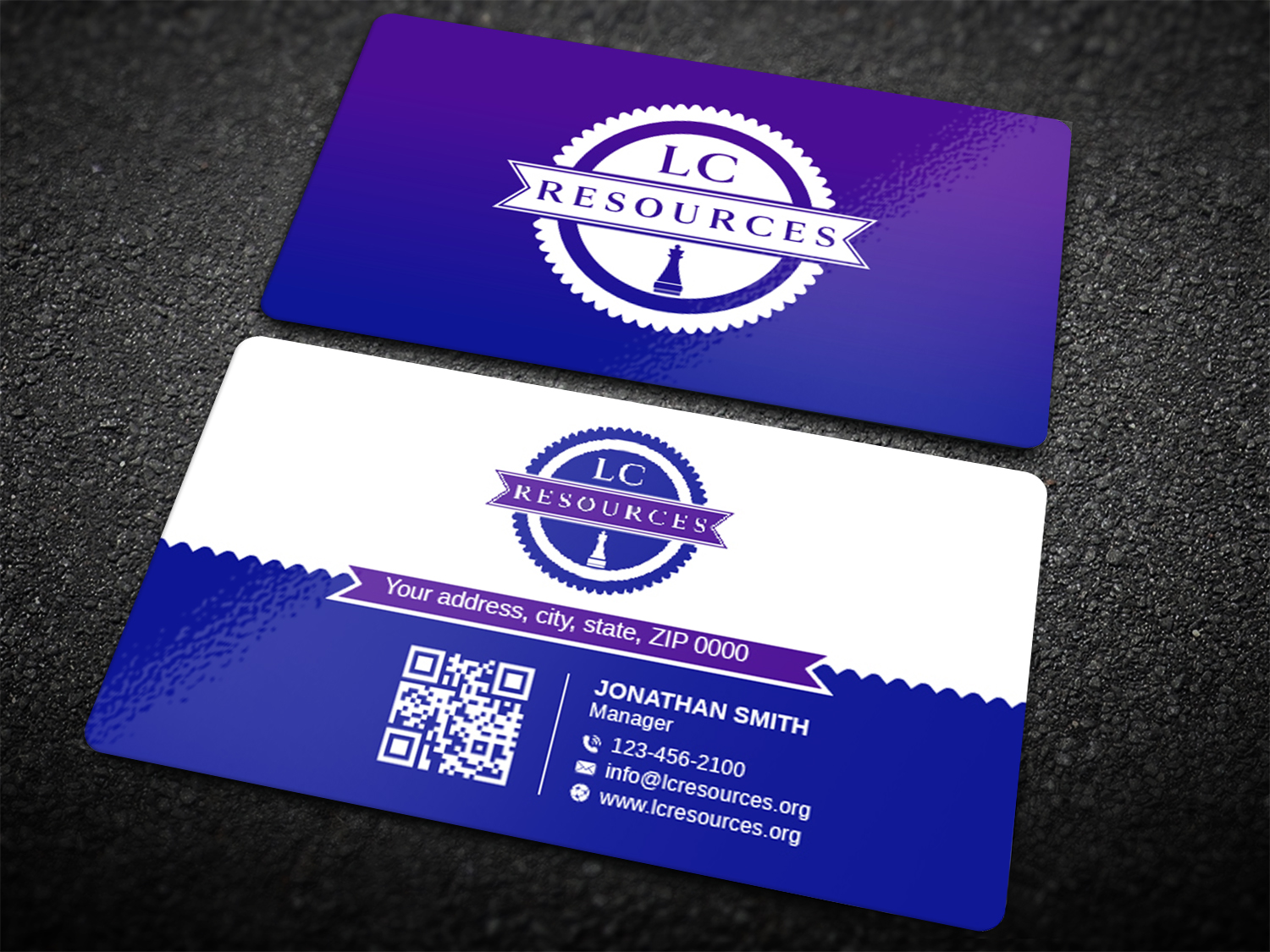 Business Card Design by LAXMI DESIGNHUB for LC Resources | Design #27962947