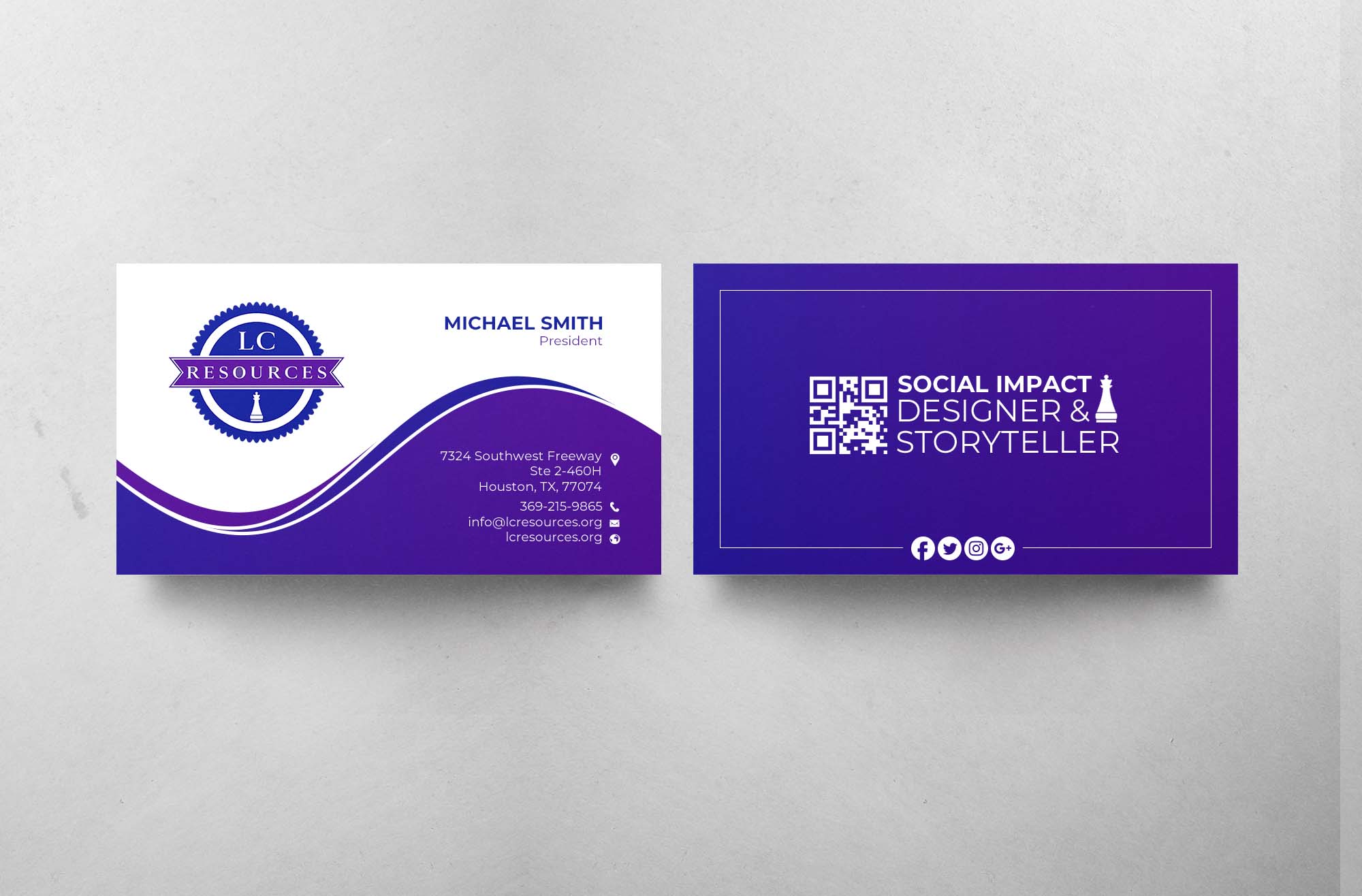 Business Card Design by chandrayaan.creative for LC Resources | Design #27963711