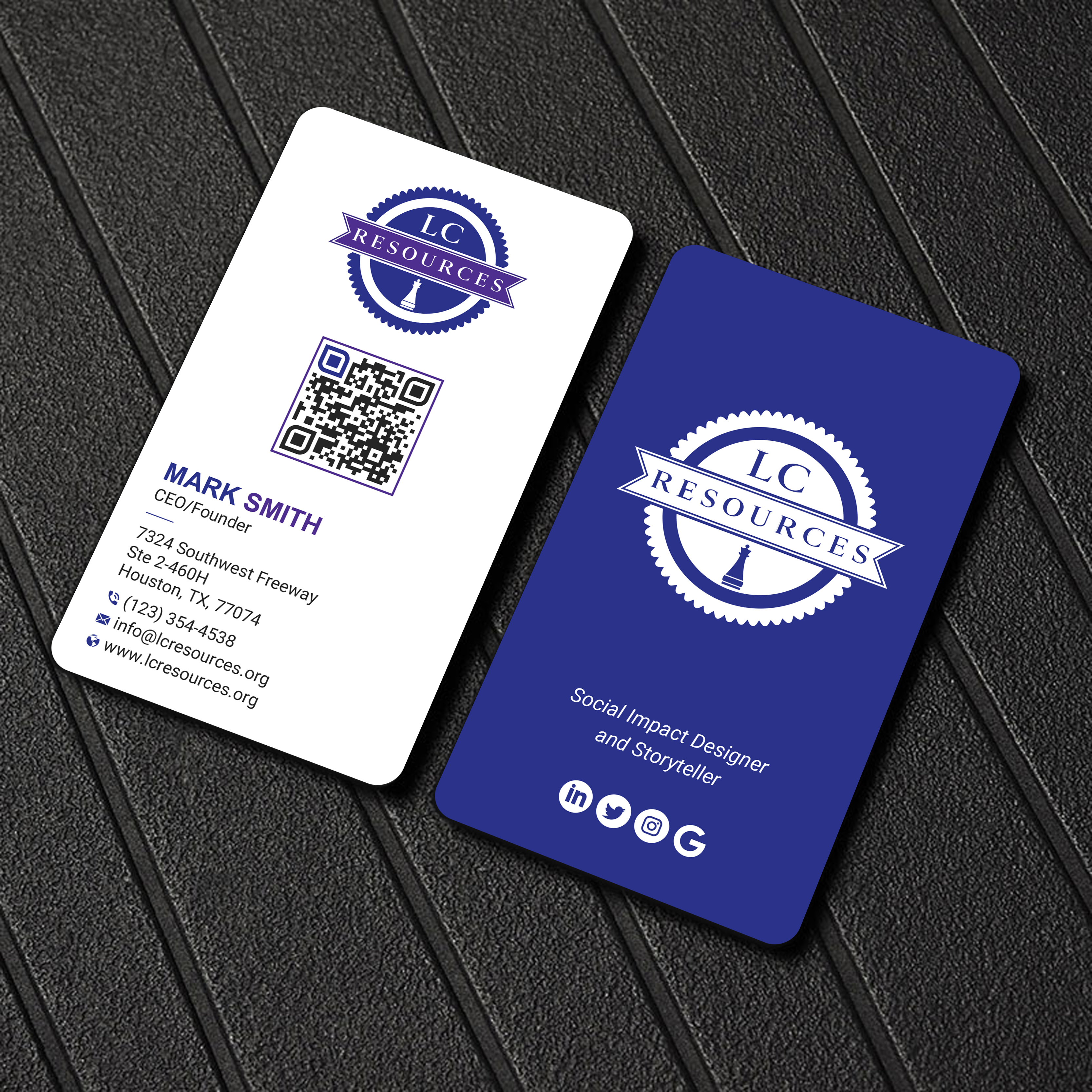 Business Card Design by Uttom 2 for LC Resources | Design #27966651