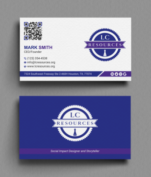 Business Card Design by Uttom 2 for LC Resources | Design: #27966664