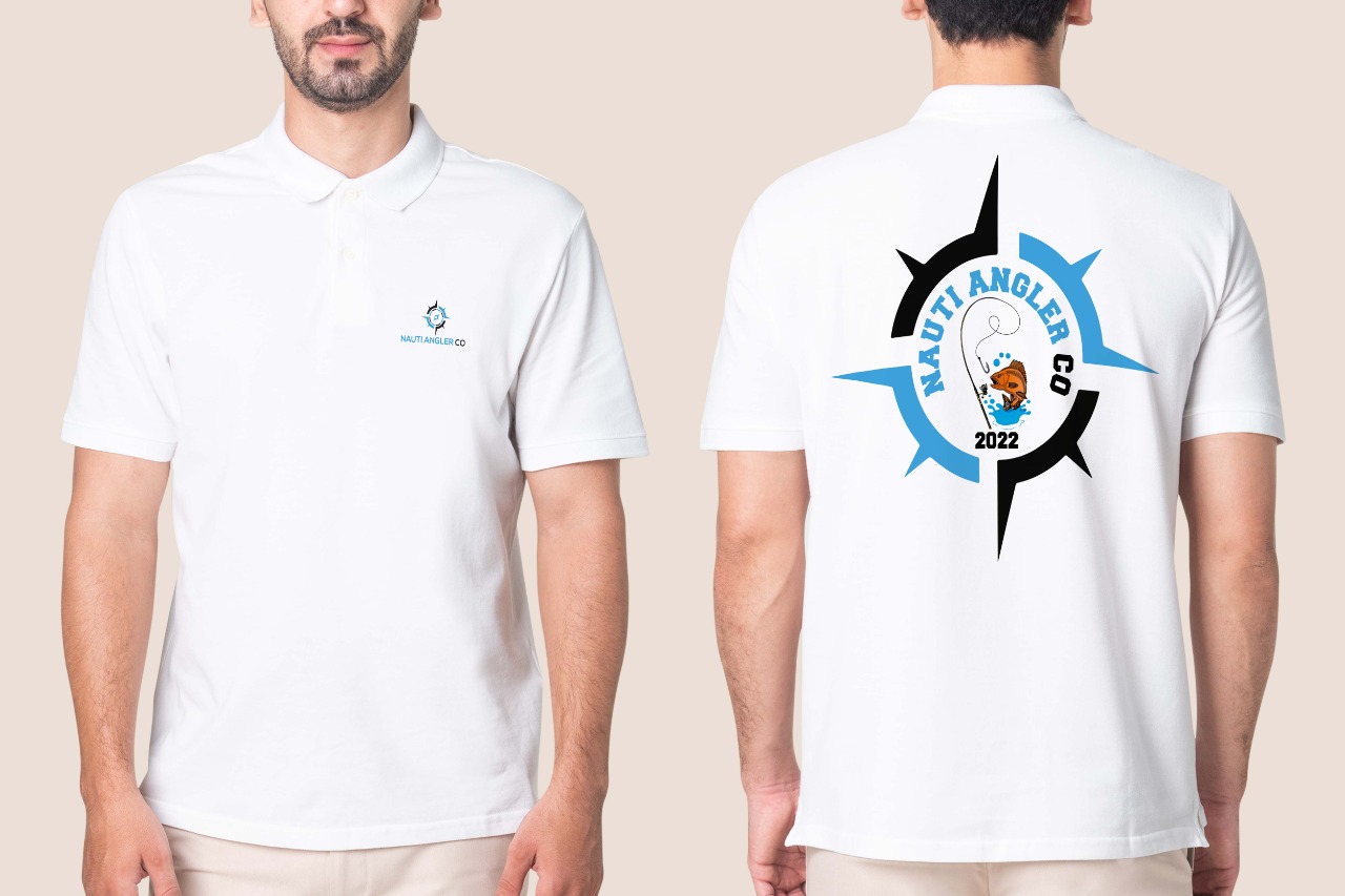 T-shirt Design by A Y A N for Nauti Angler Co | Design #27968354