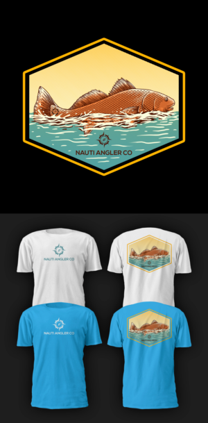 Design de T-shirt par D'Mono pour Nauti Angler Co | Design #27979345