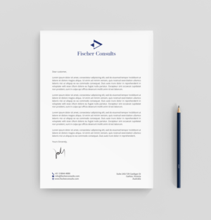 Stationery Design by R.design for Fischer Consults | Design: #27996781