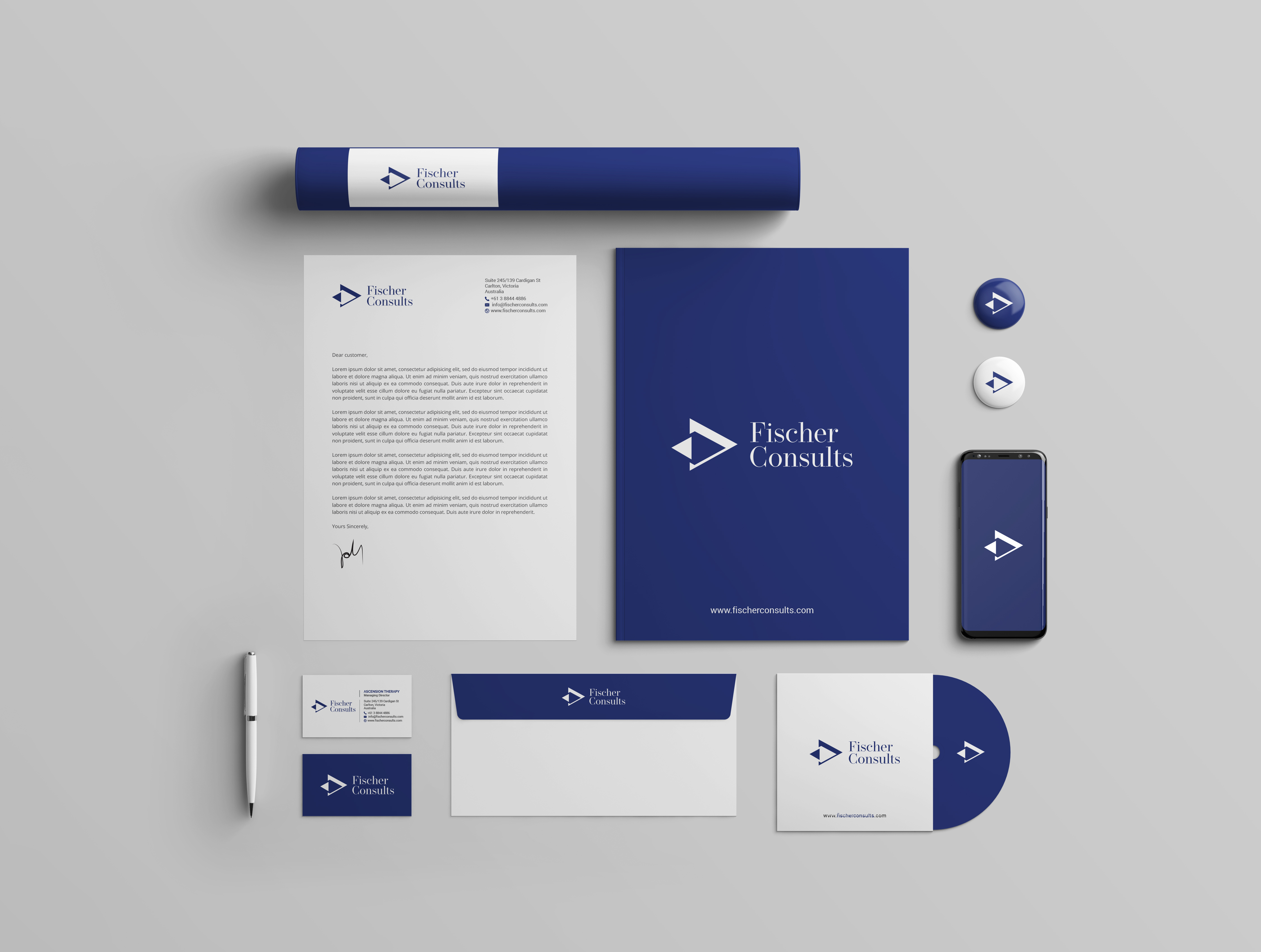 Design de Papeterie par R.design pour Fischer Consults | Design #28001410