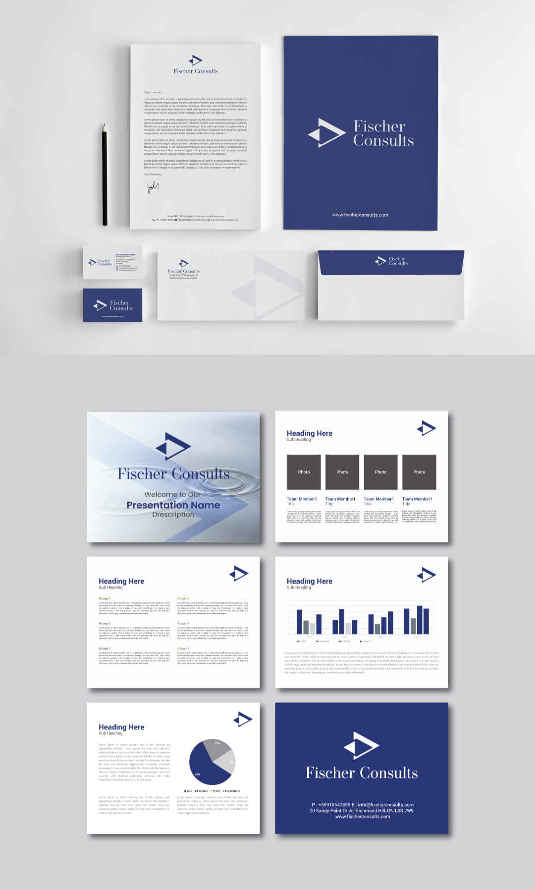 Design de Papeterie par R.design pour Fischer Consults | Design #28050484