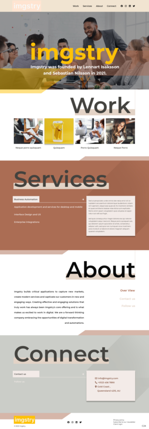 Web Design by pb for this project | Design #27971419