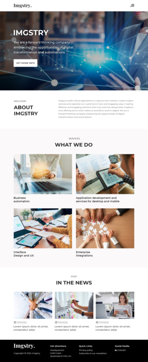 Web Design by Starlyn DS for this project | Design: #27975660