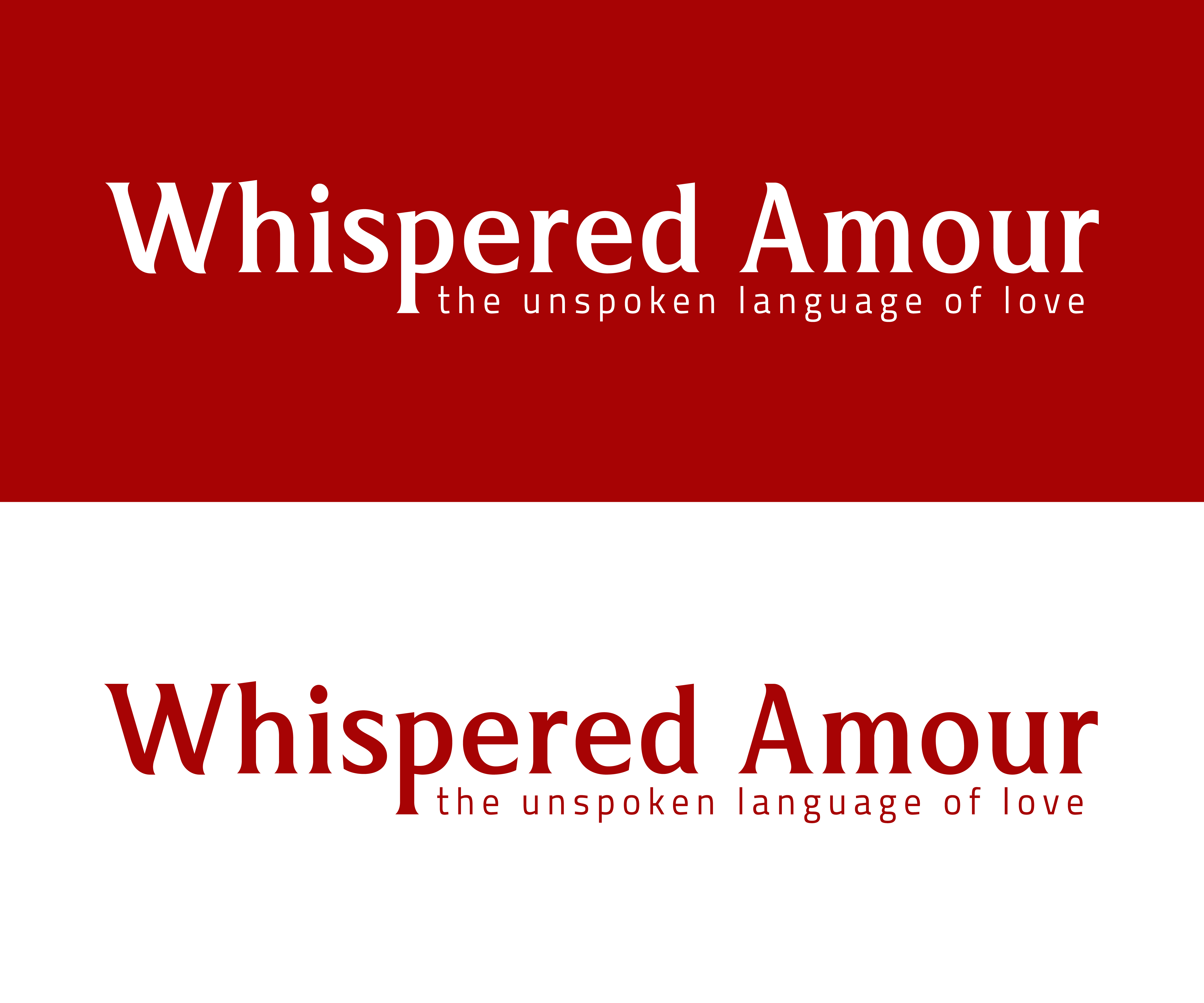 Logo-Design von Vector.Doctore für Whispered Amour | Design #27984521