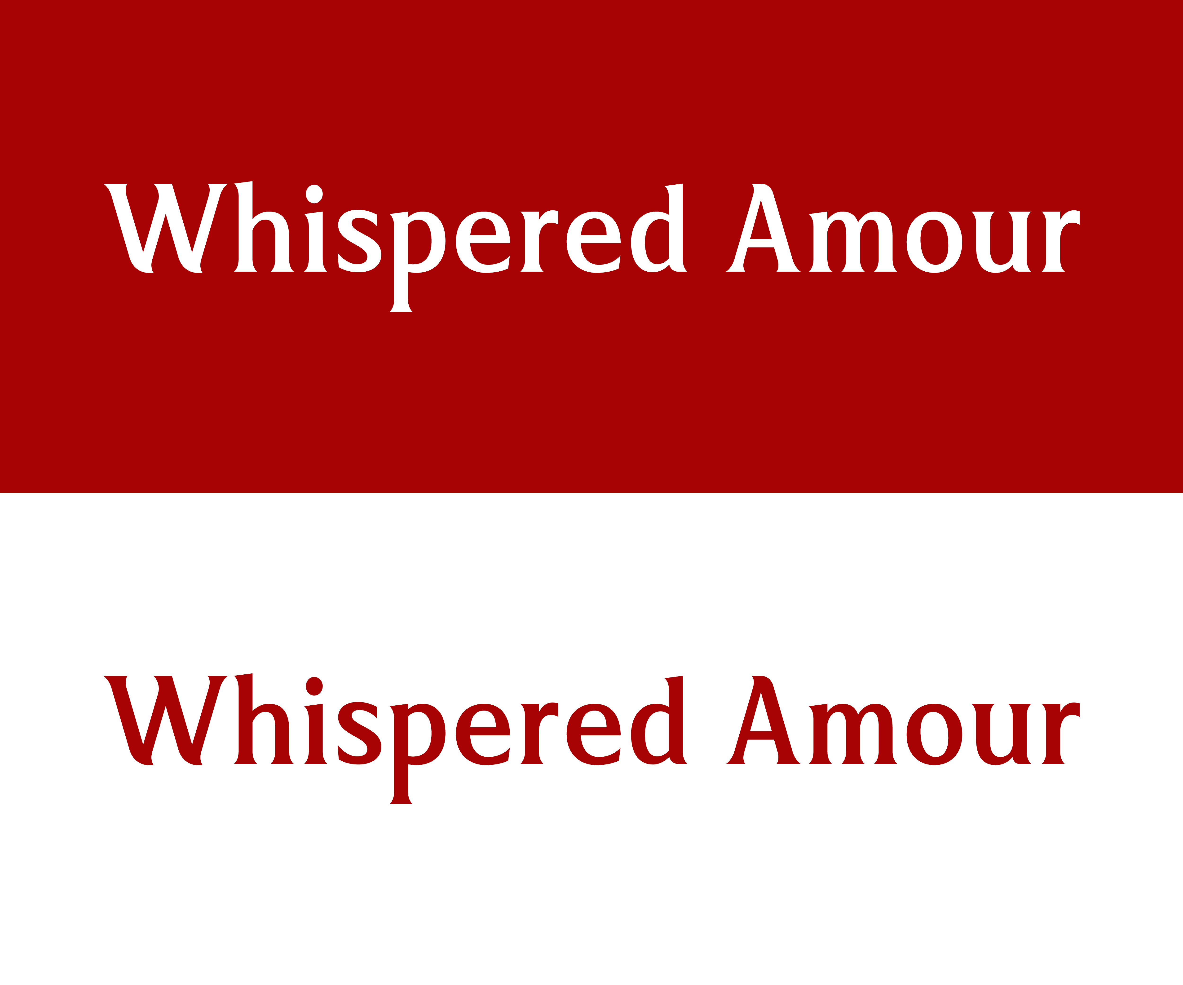 Logo Design by Vector.Doctore for Whispered Amour | Design #27984522