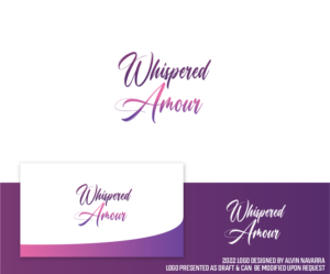 Logo-Design von alvinnavarra für Whispered Amour | Design: #27981275