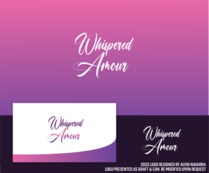 Logo-Design von alvinnavarra für Whispered Amour | Design: #27981284
