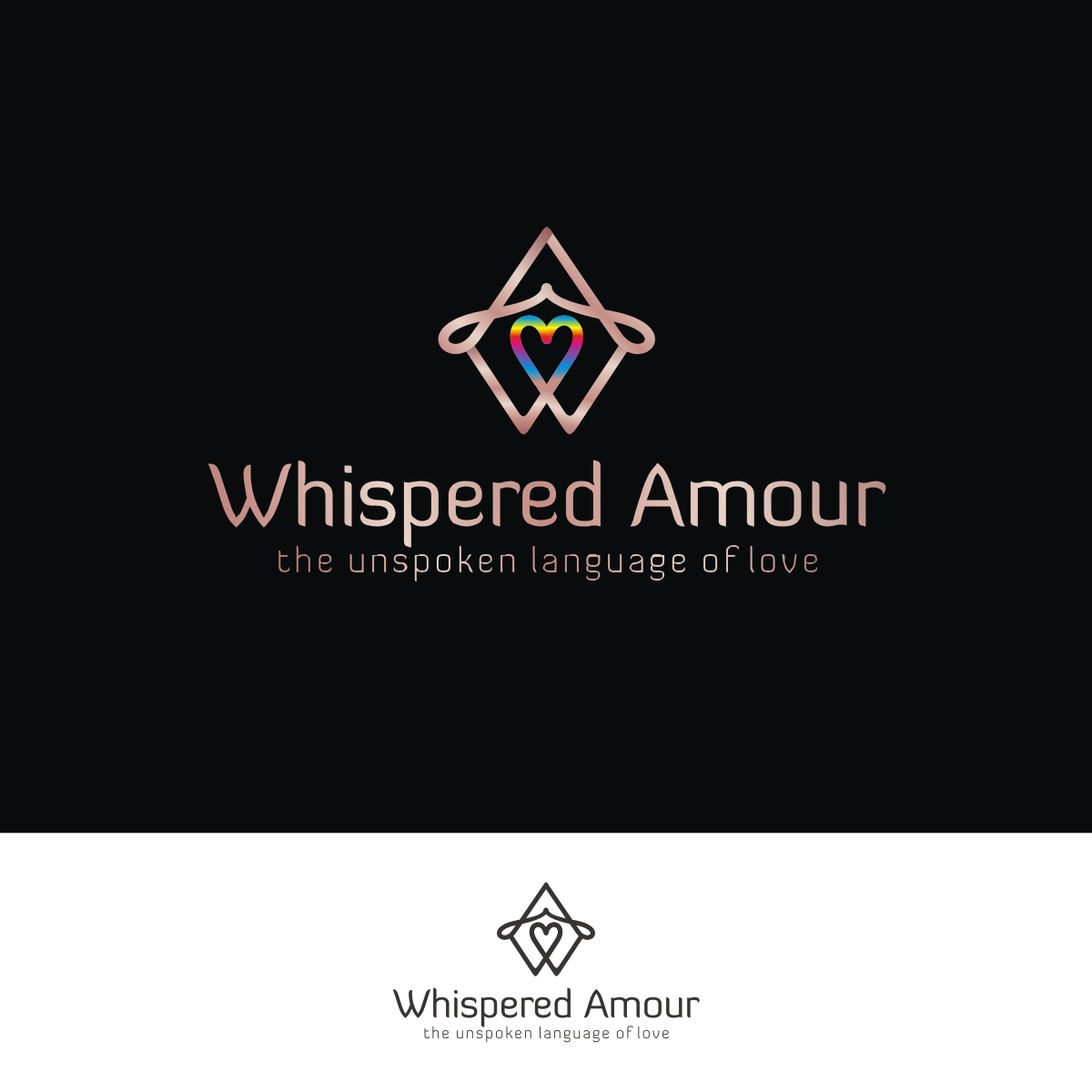 Logo Design by N83touchthesky for Whispered Amour | Design #27975820