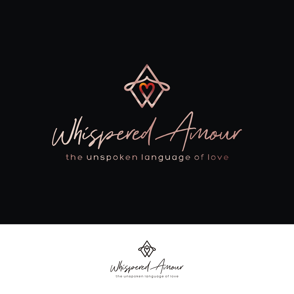 Logo Design by N83touchthesky for Whispered Amour | Design #27978702