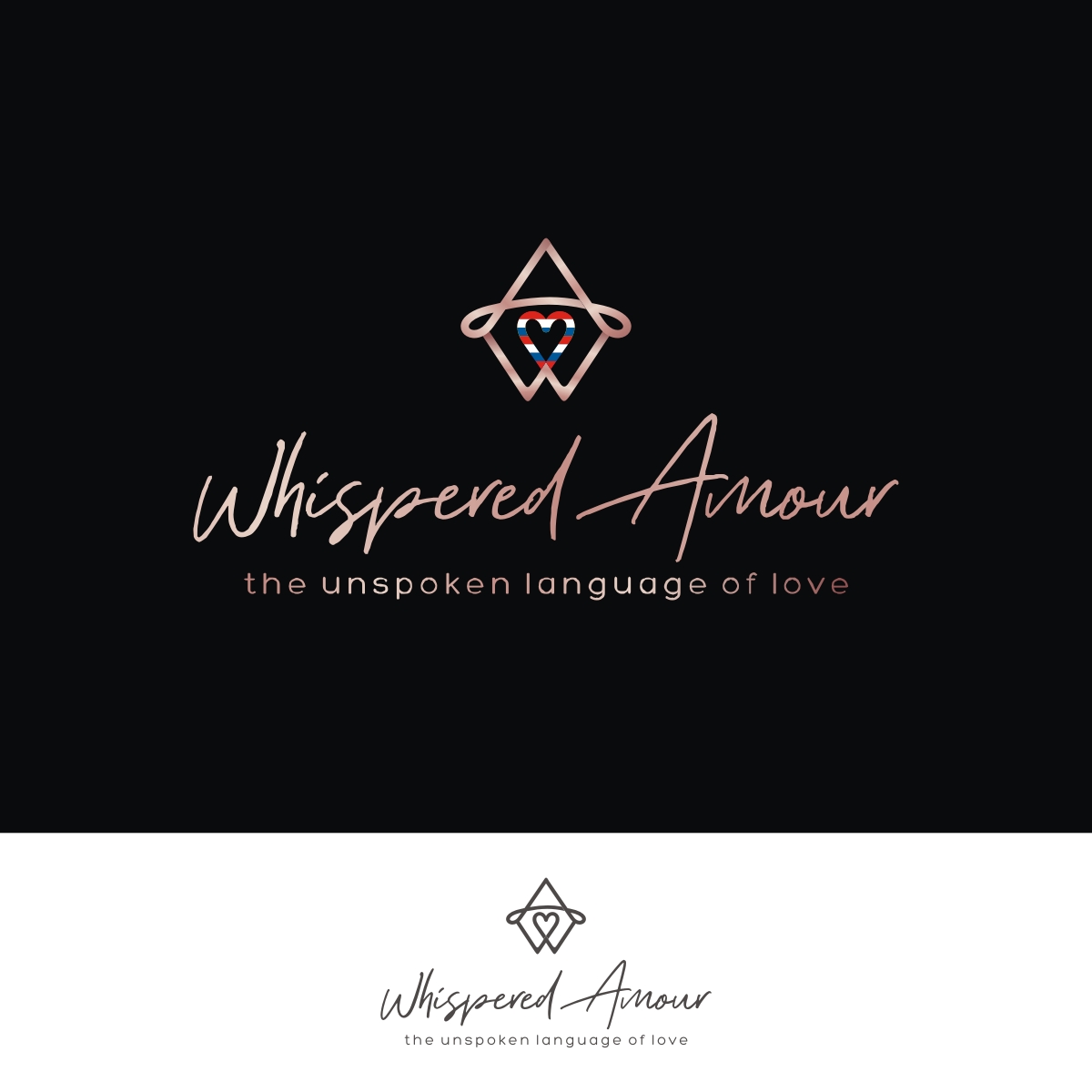 Logo Design by N83touchthesky for Whispered Amour | Design #27983169