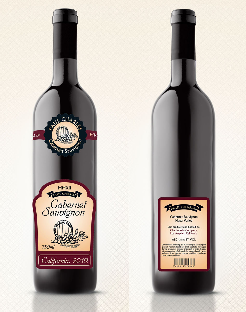 Label Design by tatijanam for Charles Wine Company | Design #3203443