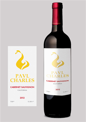 Label Design by malosh101 for Charles Wine Company | Design #3221341