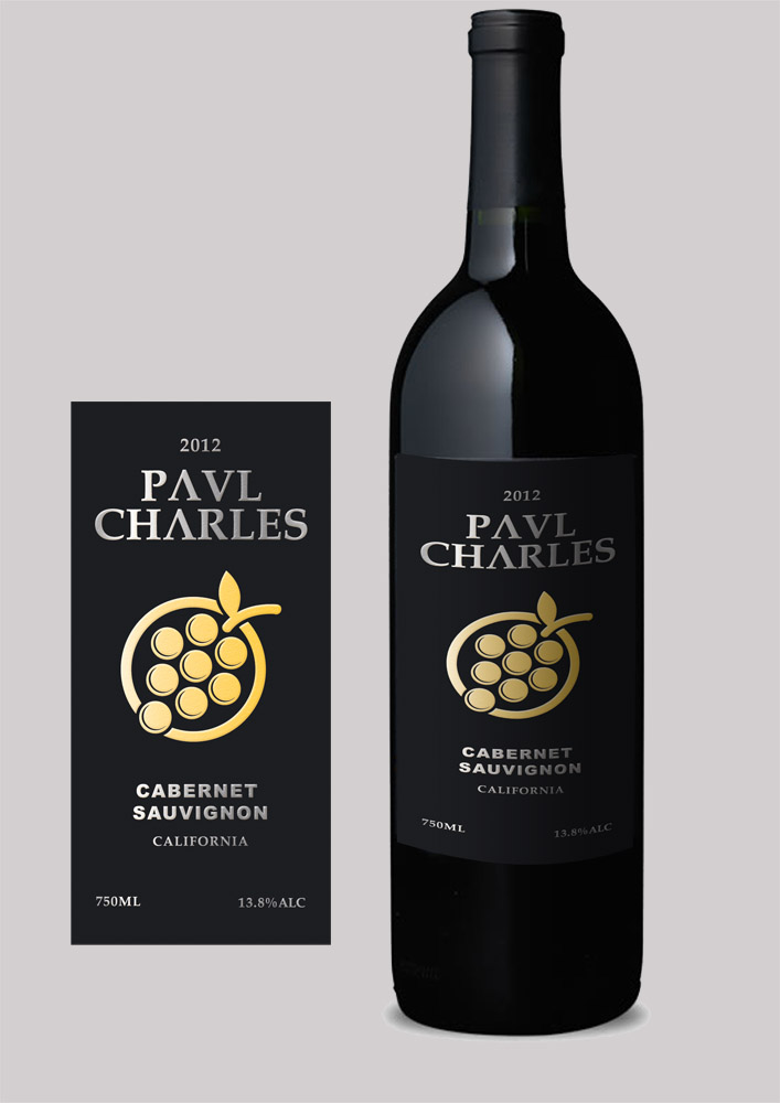 Label Design by malosh101 for Charles Wine Company | Design #3221369